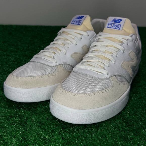 New Balance CT300 Court Shoes Men’s Size 12 White Royal Blue Low Top Sneakers main image 3